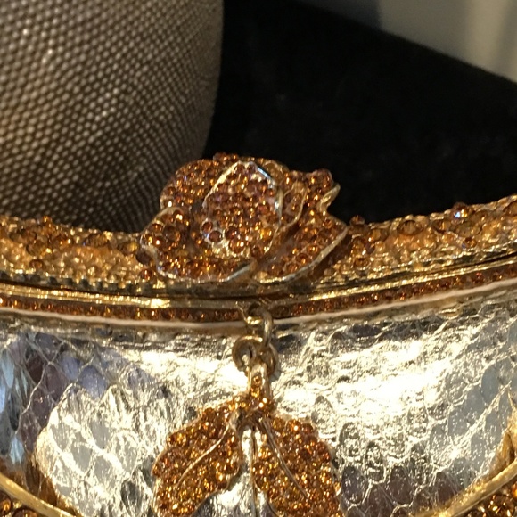 Besso Gold Snakeskin Bag Brand new with Tags - Picture 4 of 8